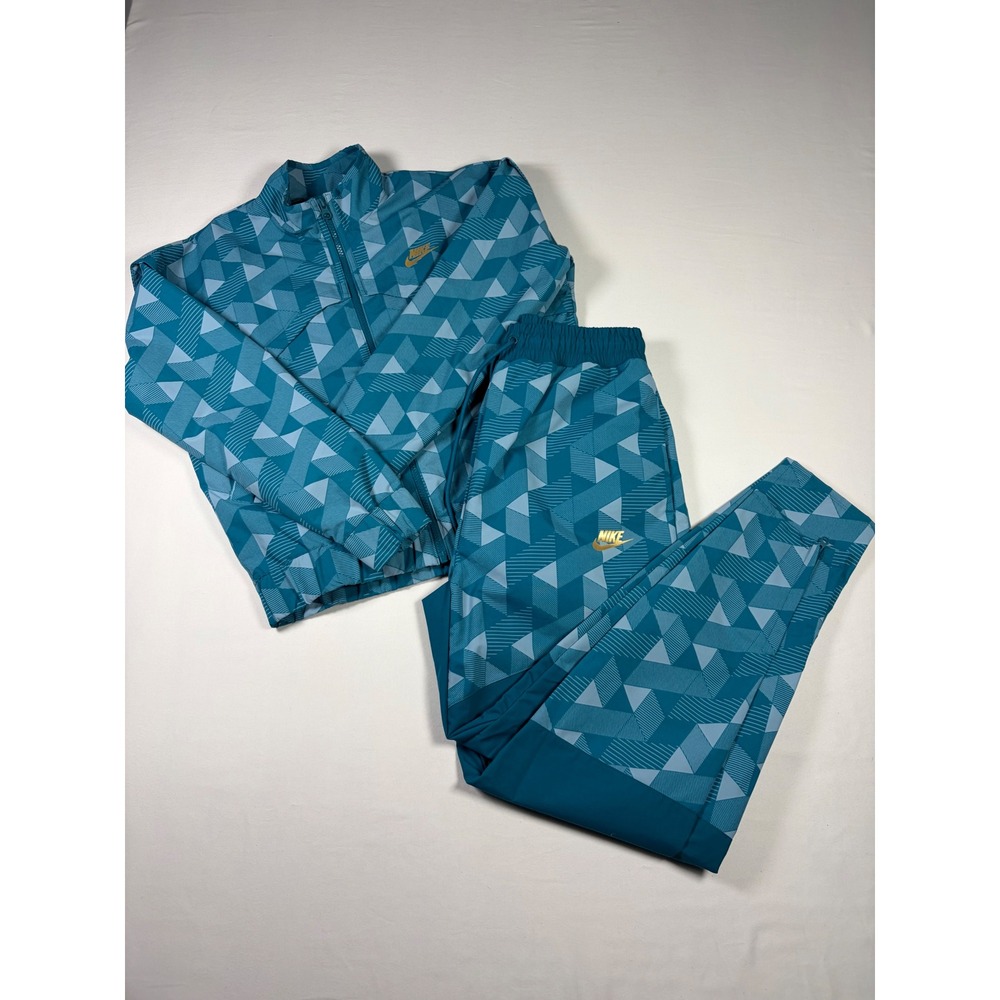 Nike Serena Williams Tracksuit Set Geometric Print Sports Gym Fitness Athleisure